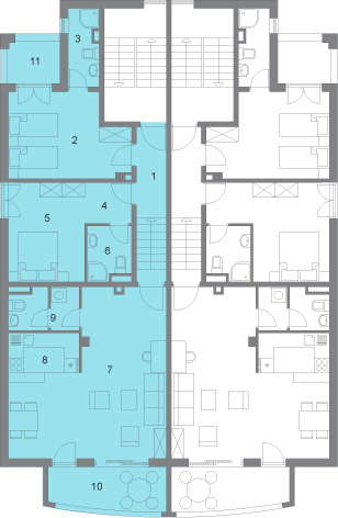 Apartments of Blue Moon residence