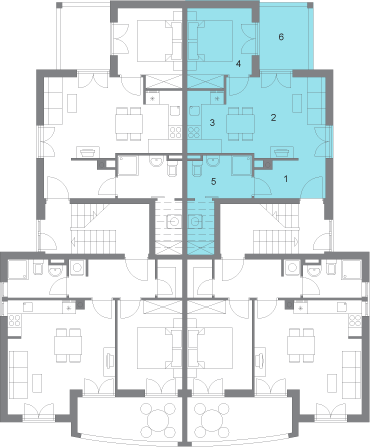 Apartments of Blue Moon residence