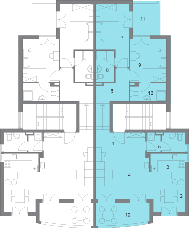 Apartments of Blue Moon residence
