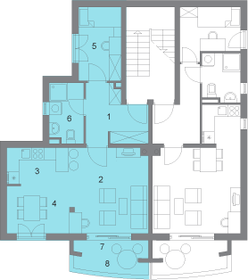 Apartments of Blue Moon residence